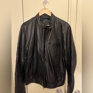 Lucky Brand Black Bonneville Leather Jacket